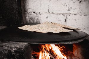 Aksaray Çiğleme tavada pişerken