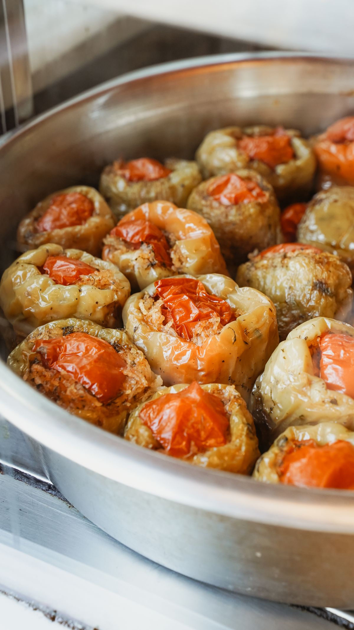 Geleneksel Amasya Dolma İçi servisi
