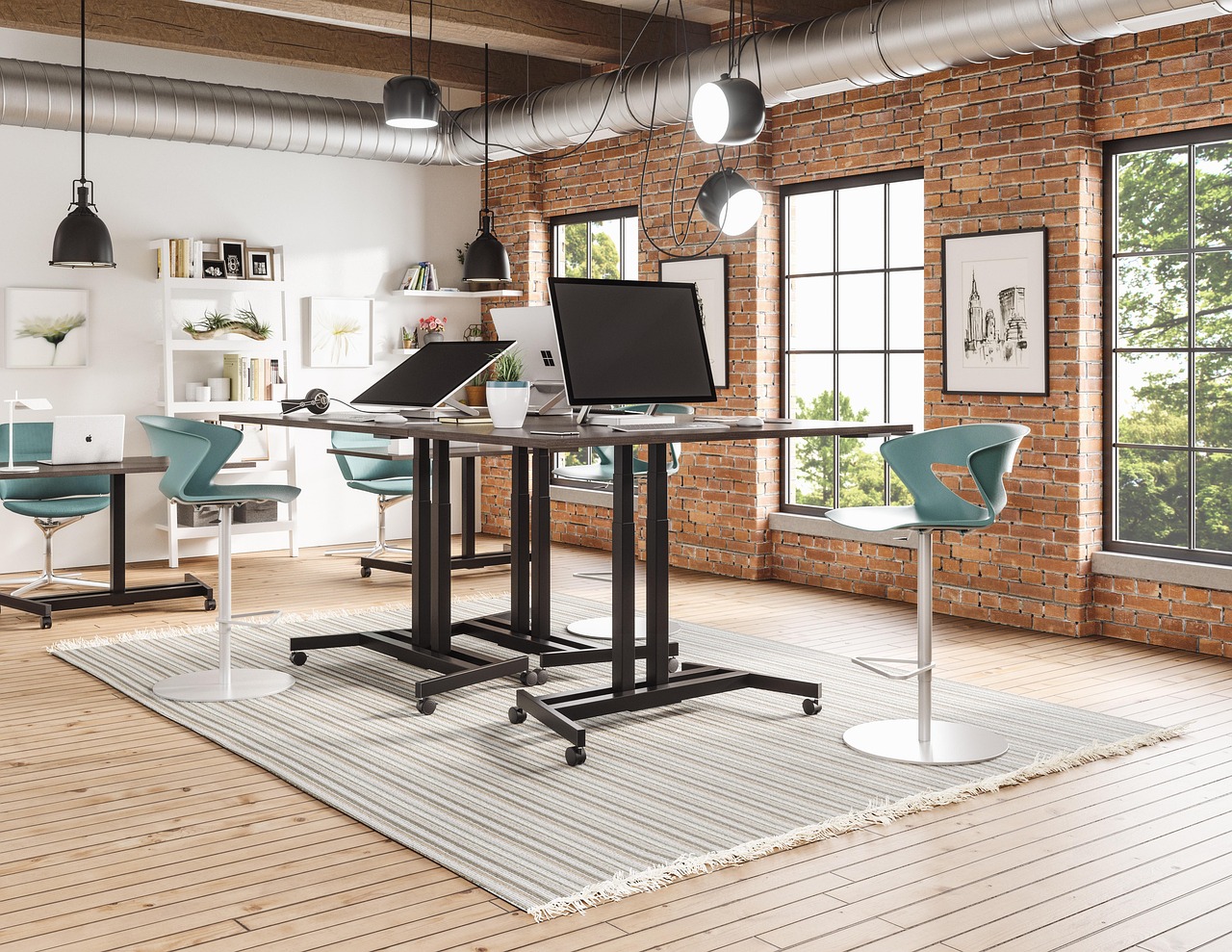 Ayarlanabilir masalar home ofiste ergonomiyi destekler