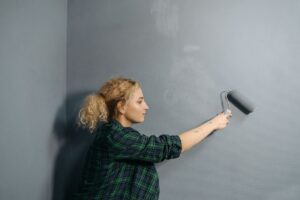 Rulo ile ic duvarin boyanmasi - evde boya badana