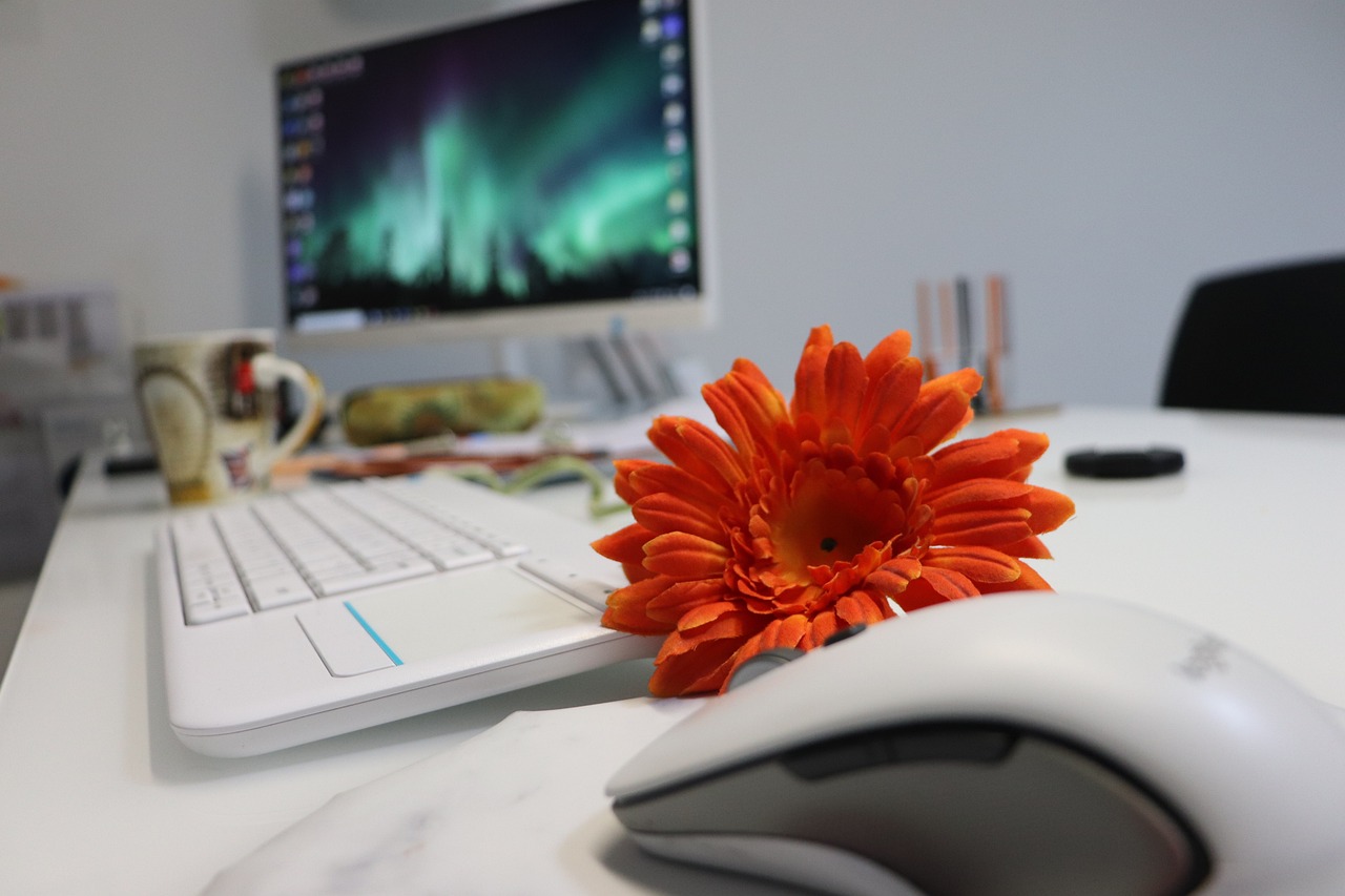 Çalışma motivasyonunu artıran dekoratif bir home ofis