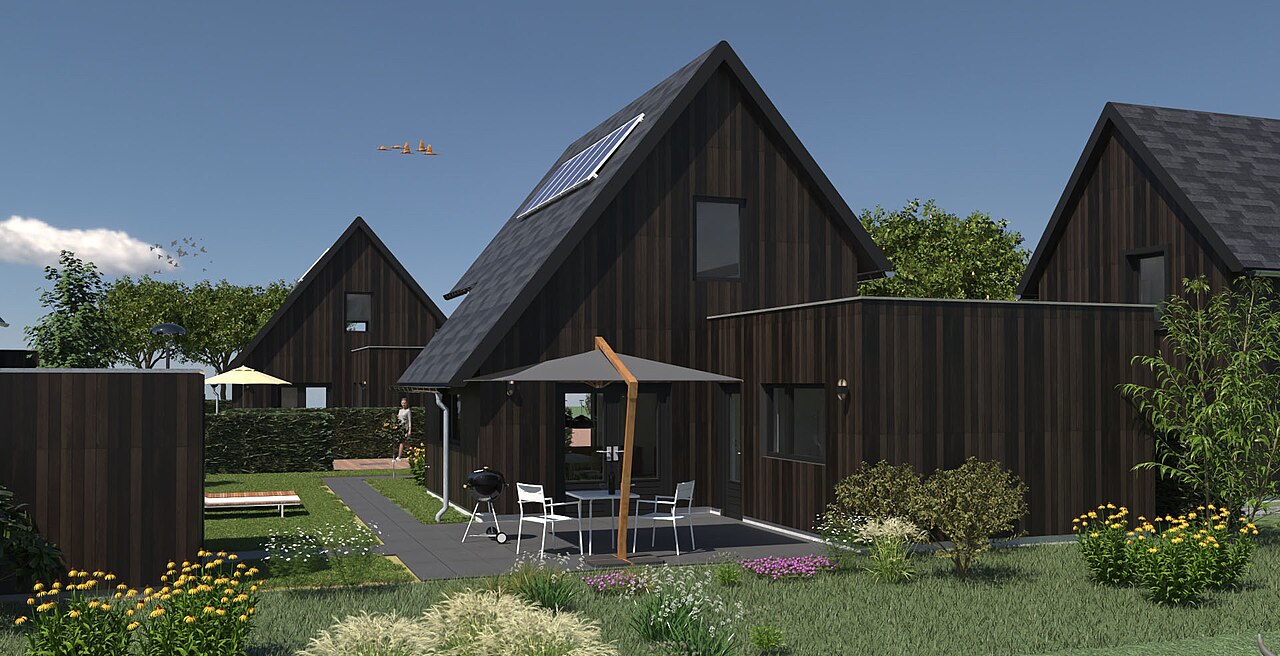 Tasarımı hayata geçirilmiş modern villa