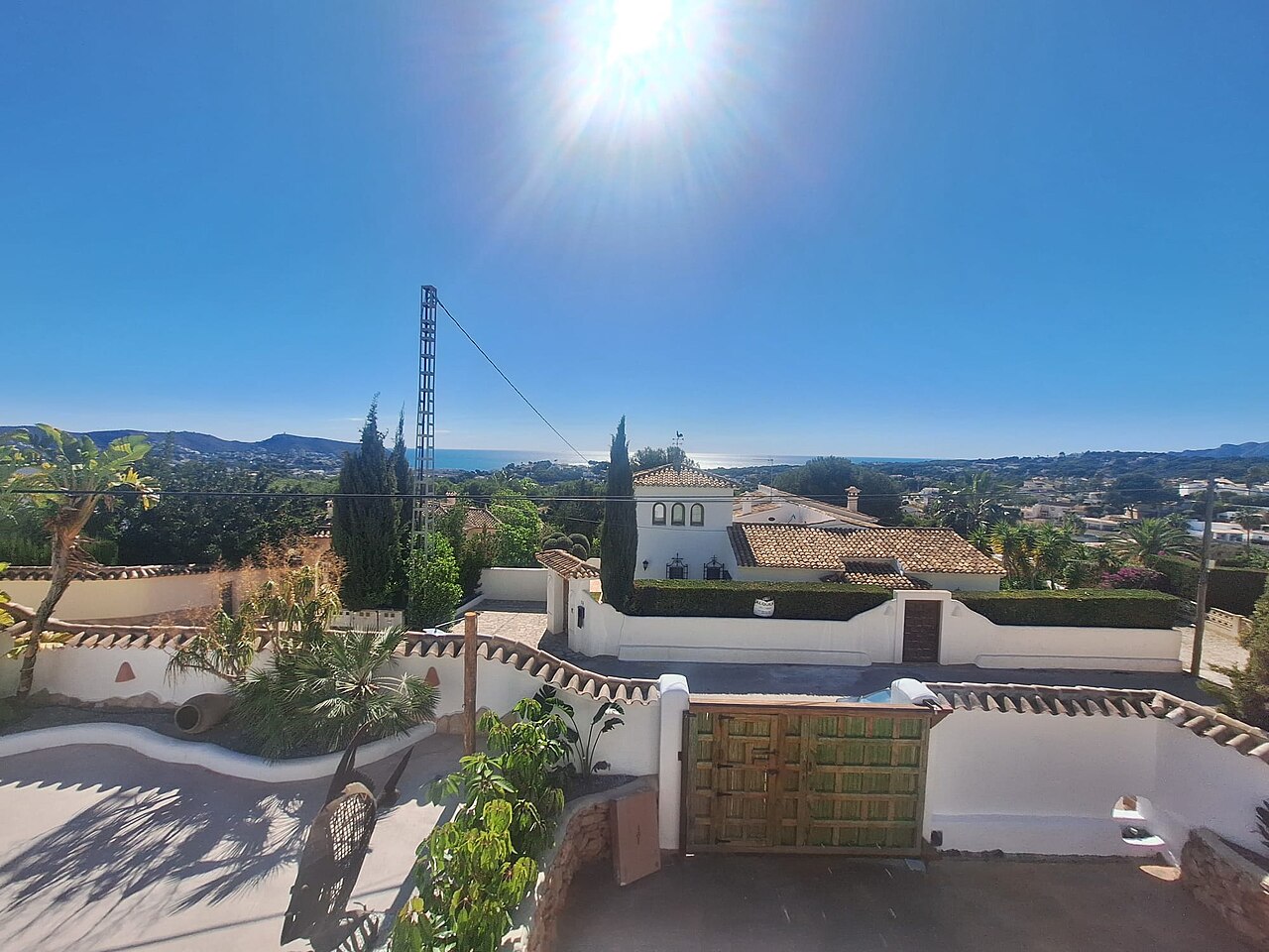 Modern çok katlı lüks villa dış görünüm