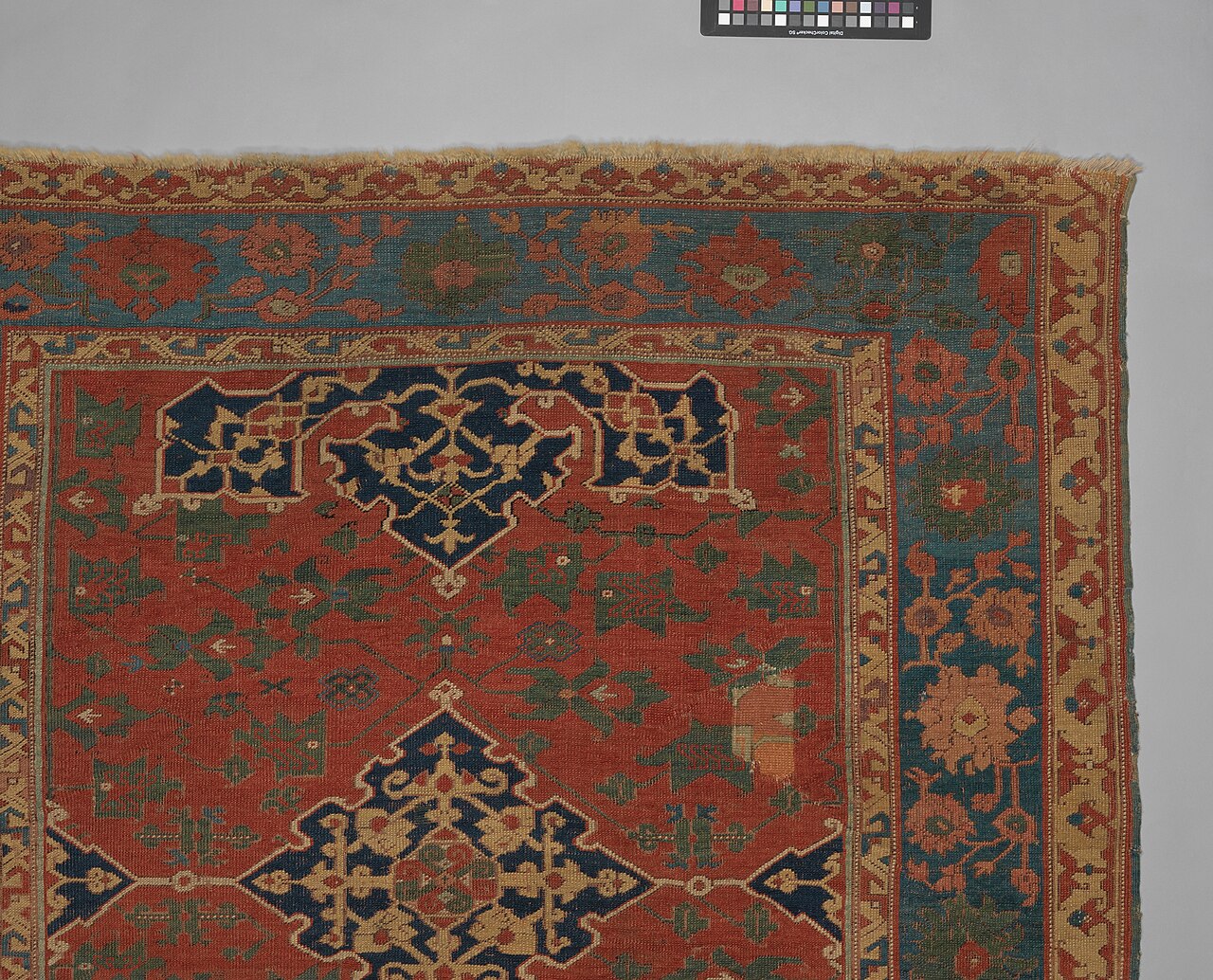 Yıldız motifli Uşak halısı. Kaynak: Wikimedia Commons, CC0