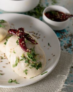 Kızarmış çibörek tabağı
