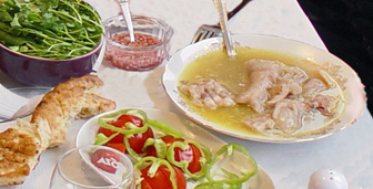 Sarımsaklı kelle paça