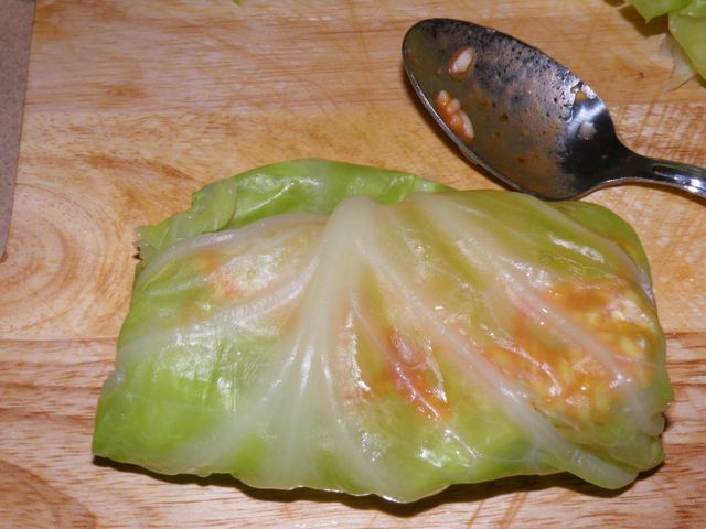 Sıralı lahana sarmaları