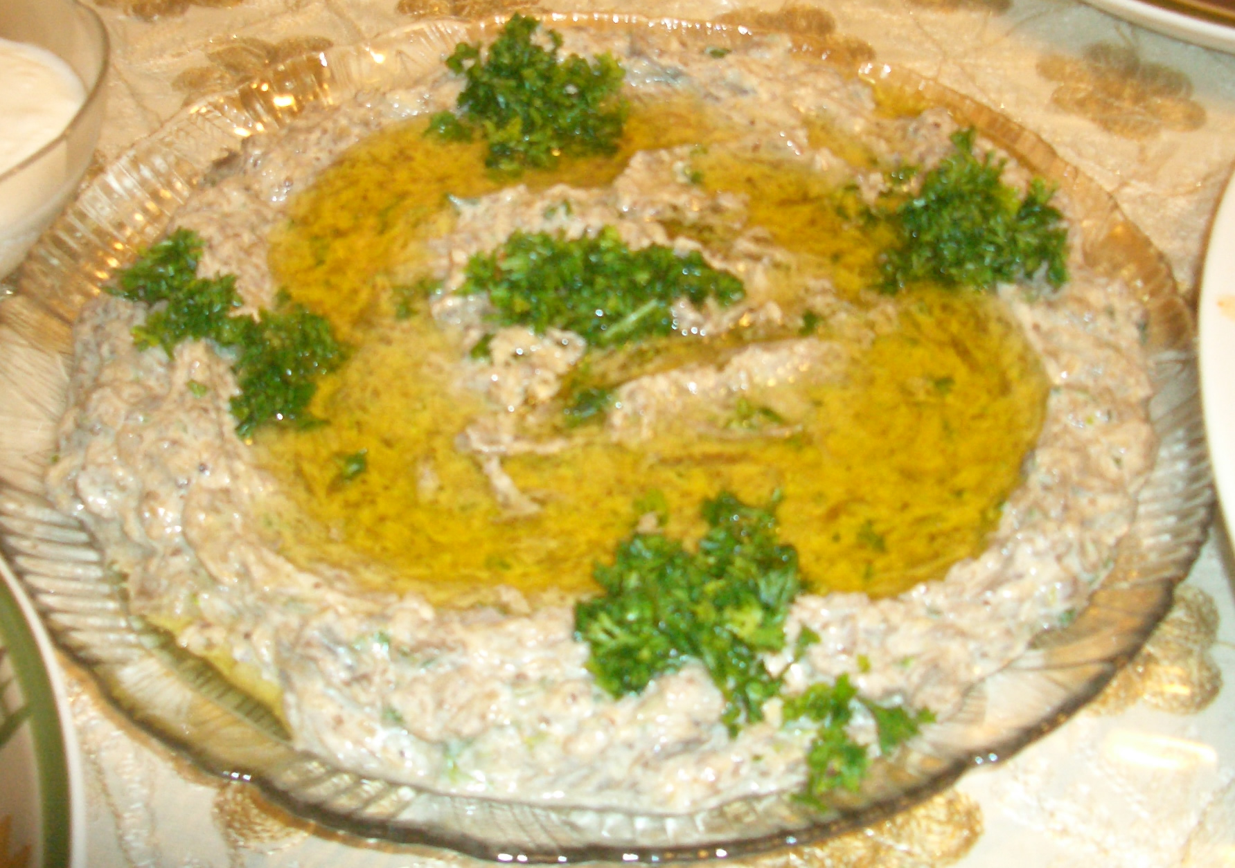 Közlenmiş patlıcanlı mütebbel