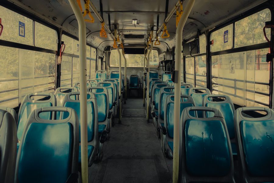 Otobüs iç mekan koltuk düzeni