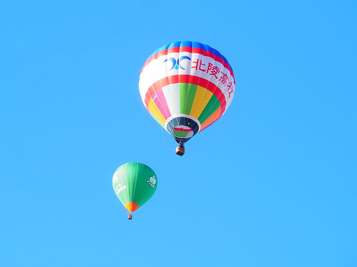 Sıcak hava balonundan izlenen geniş doğa manzarası