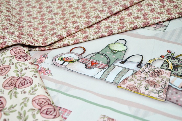 Patchwork kumaş parçaları
