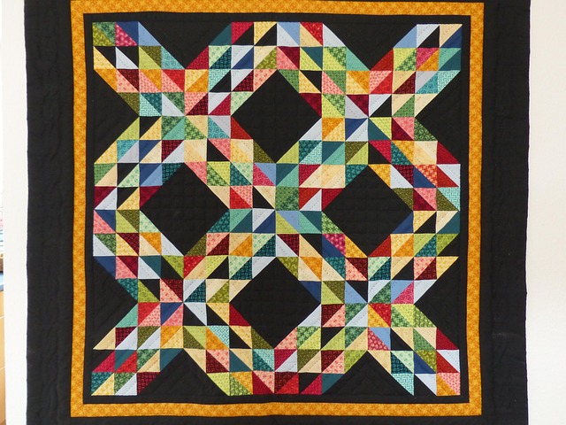Patchwork yorgan detayı
