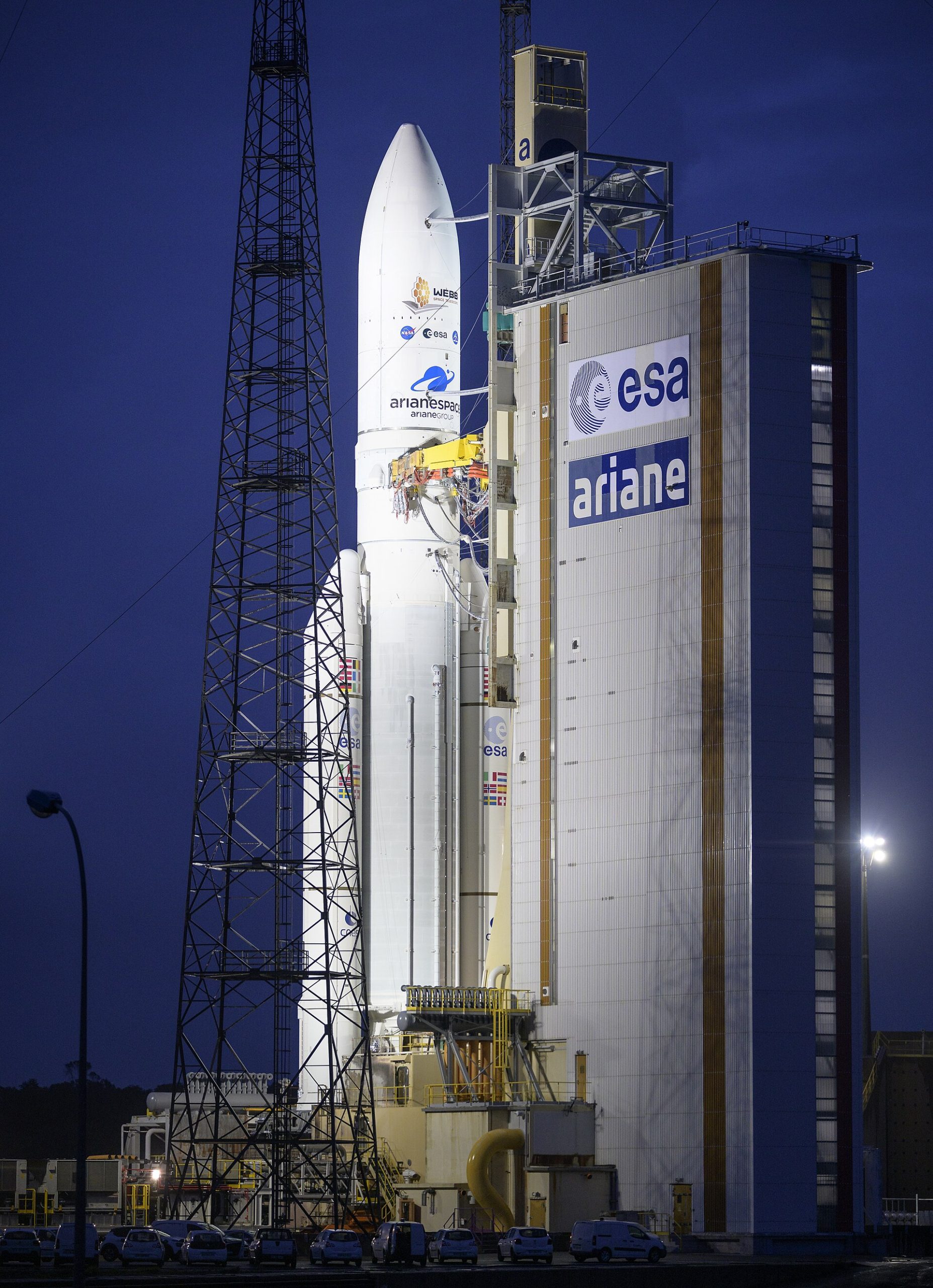 Ariane 6 fırlatma rampasında