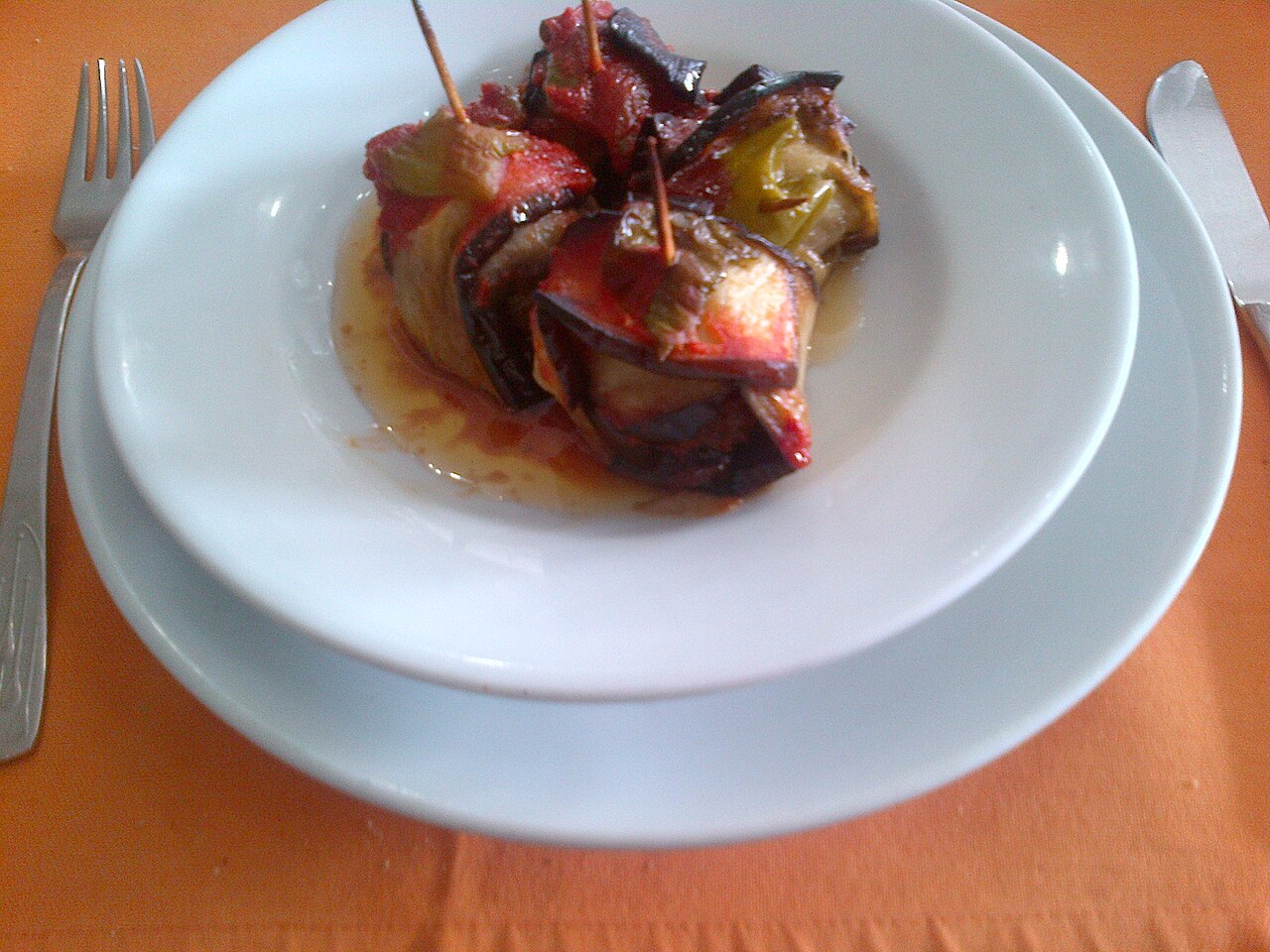 Patlıcanlı yemek