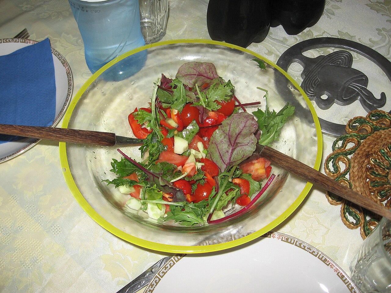 Domatesli biberli salata