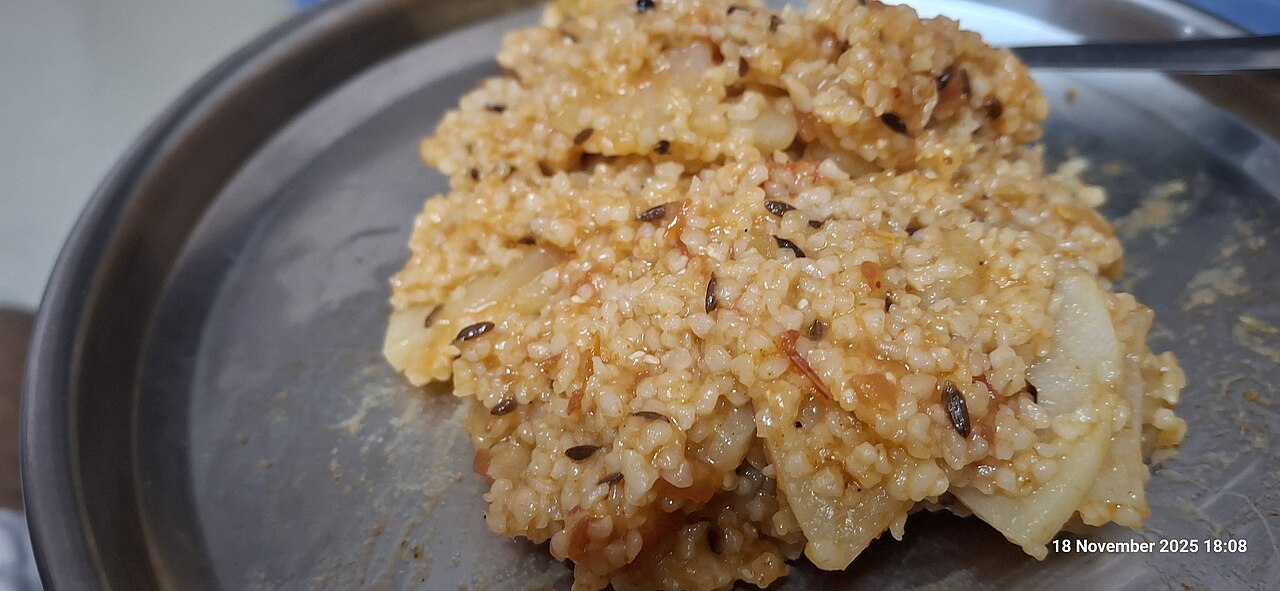 Sulu bulgur yemeği