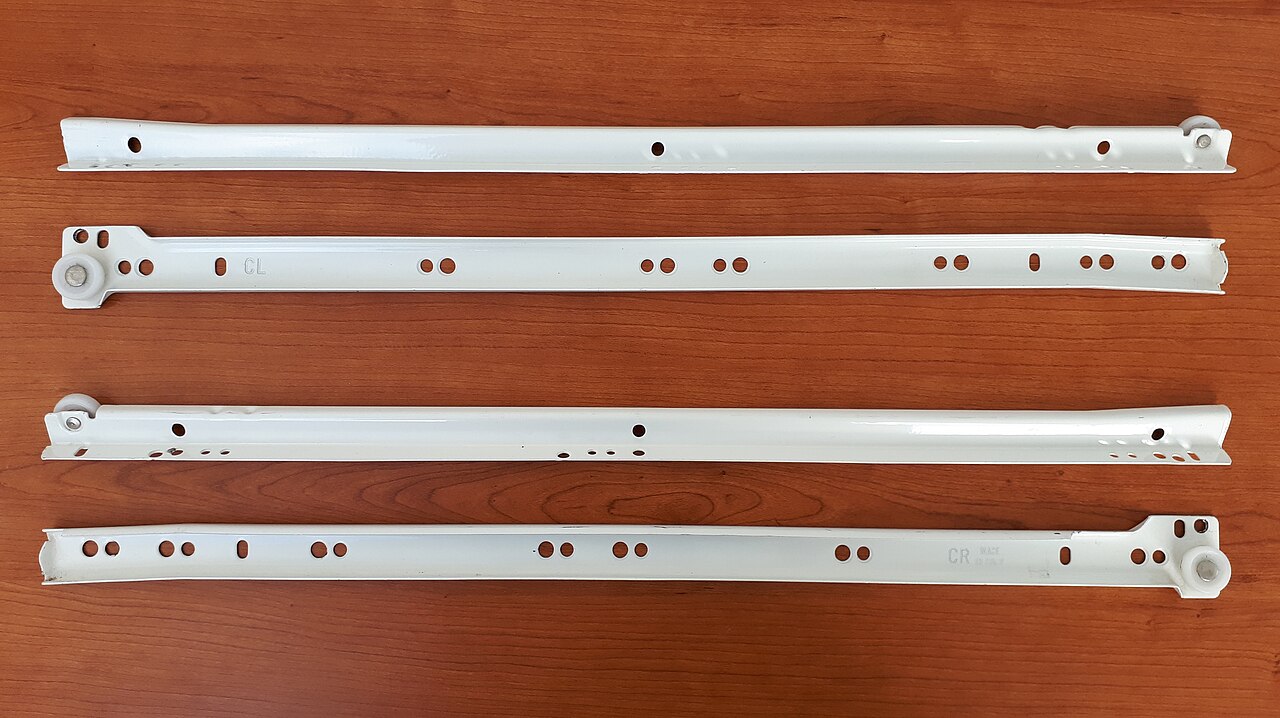 Çekmece rayları (makaralı)