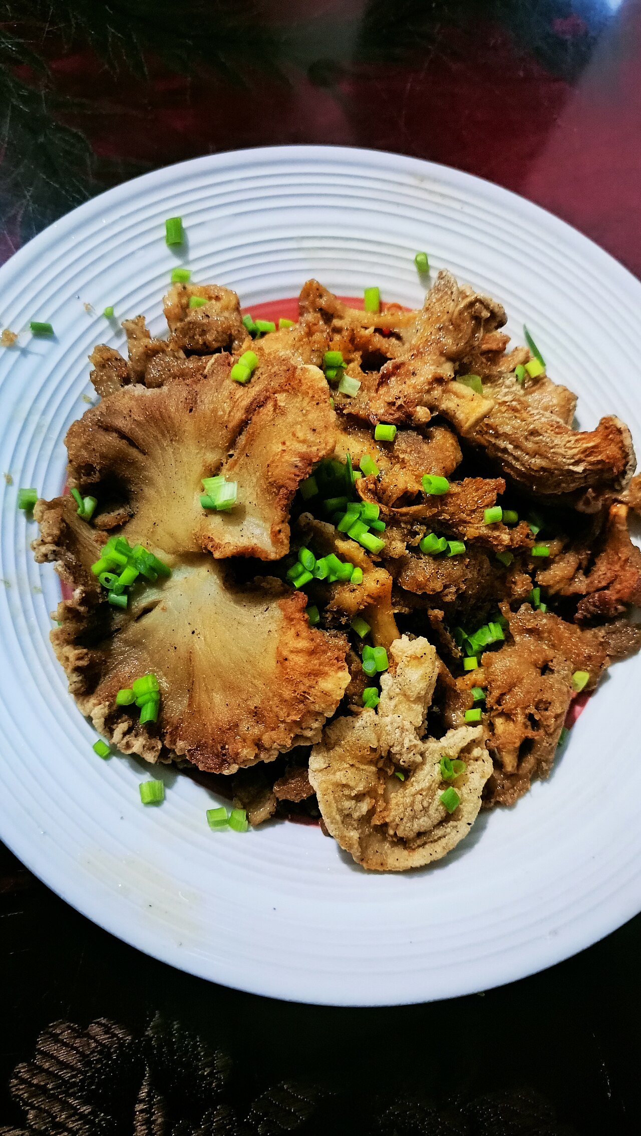 Tavada mantar kavurma