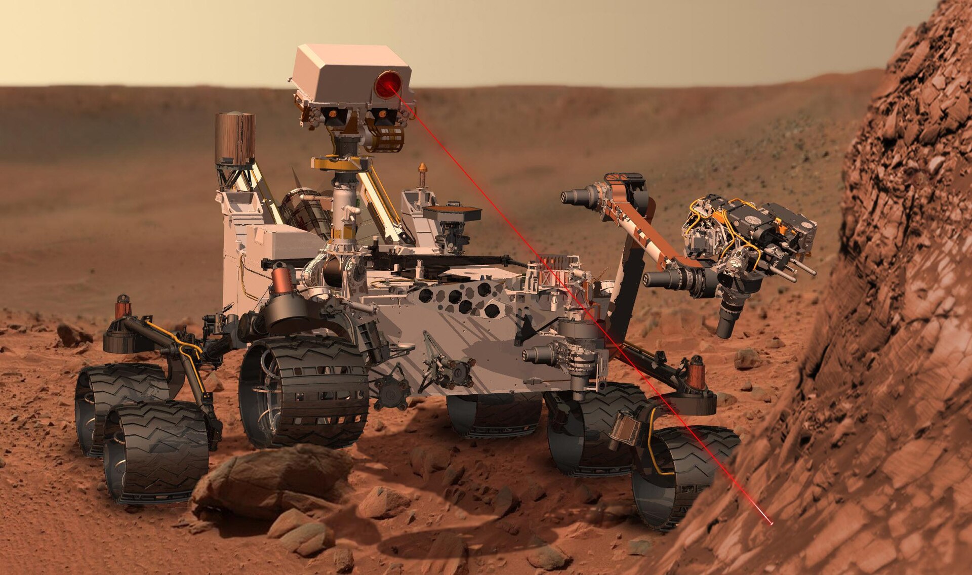 Curiosity Mars gezgini