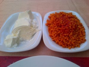 Domatesli bulgur pilavı