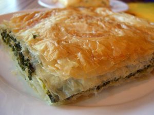 Ispanaklı peynirli döndürme