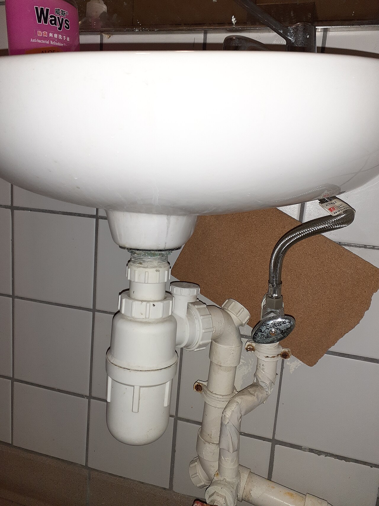 Lavabo altı gider bağlantıları
