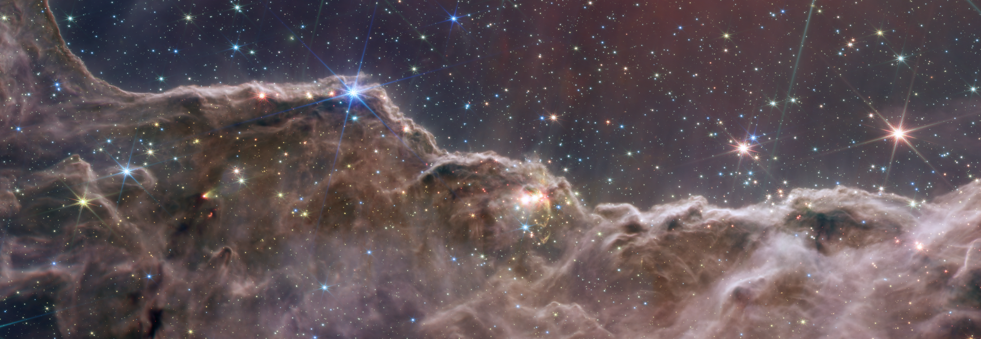JWST'nin çektiği Carina Bulutsusu