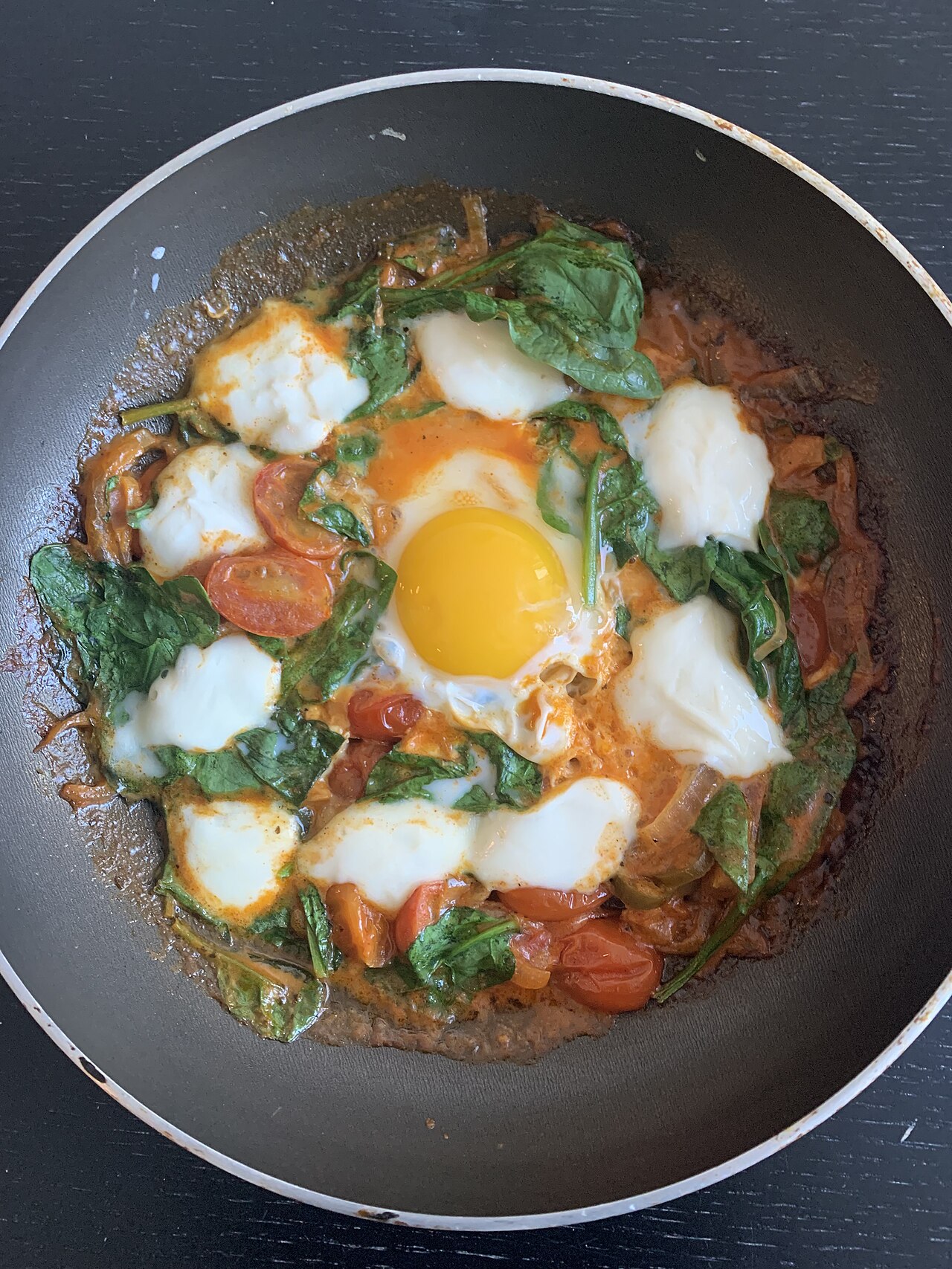 Yumurtalı yeşillik kavurması