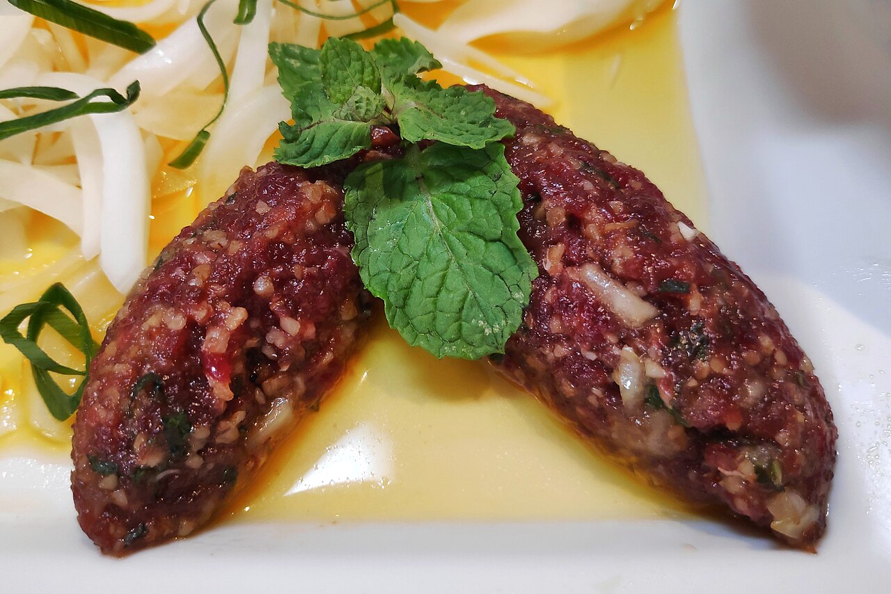 Bulgurlu çiğ köfte harcı