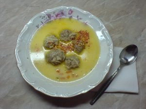 Köfteli pırasa çorbası