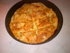Peynirli kuru yufka böreği