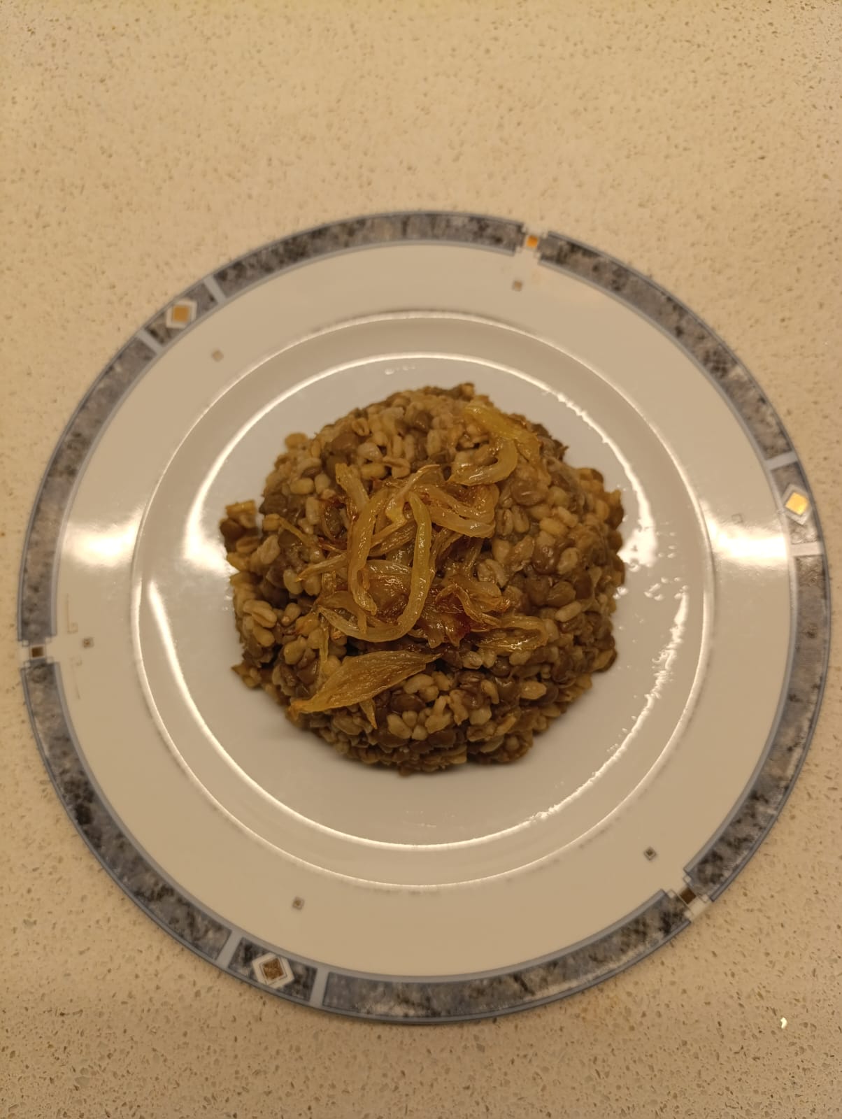 Yeşil mercimekli bulgur pilavı