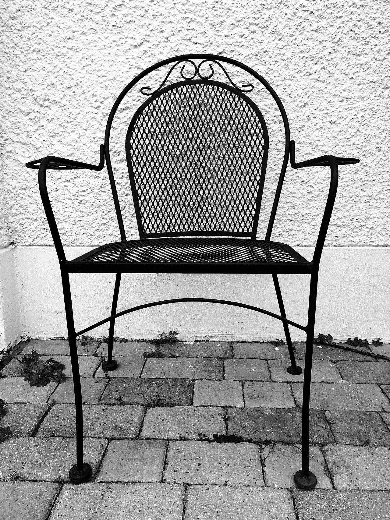 Metal bahçe sandalyesi