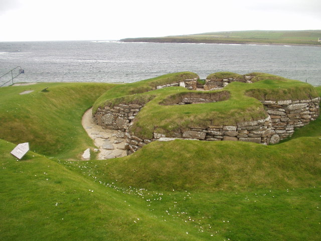 Skara Brae topraga gomulu evler