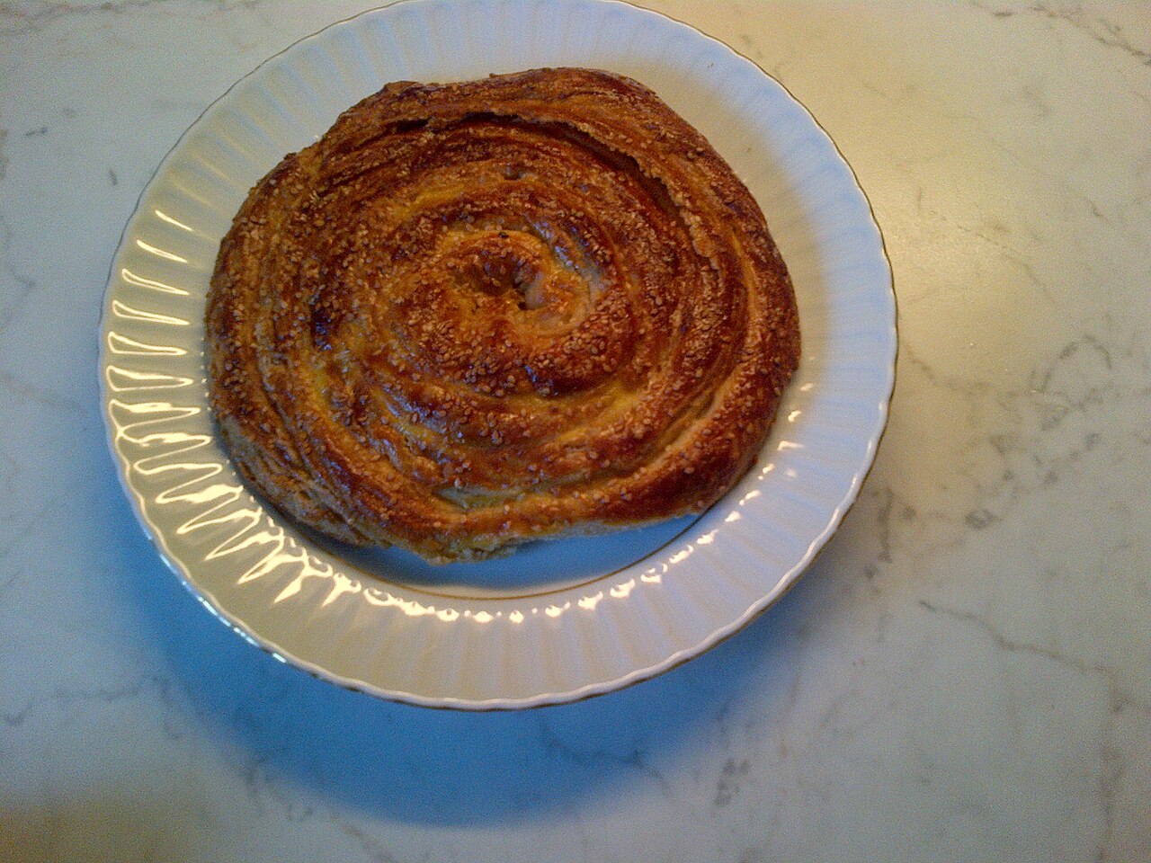 Tahinli burgu çörek