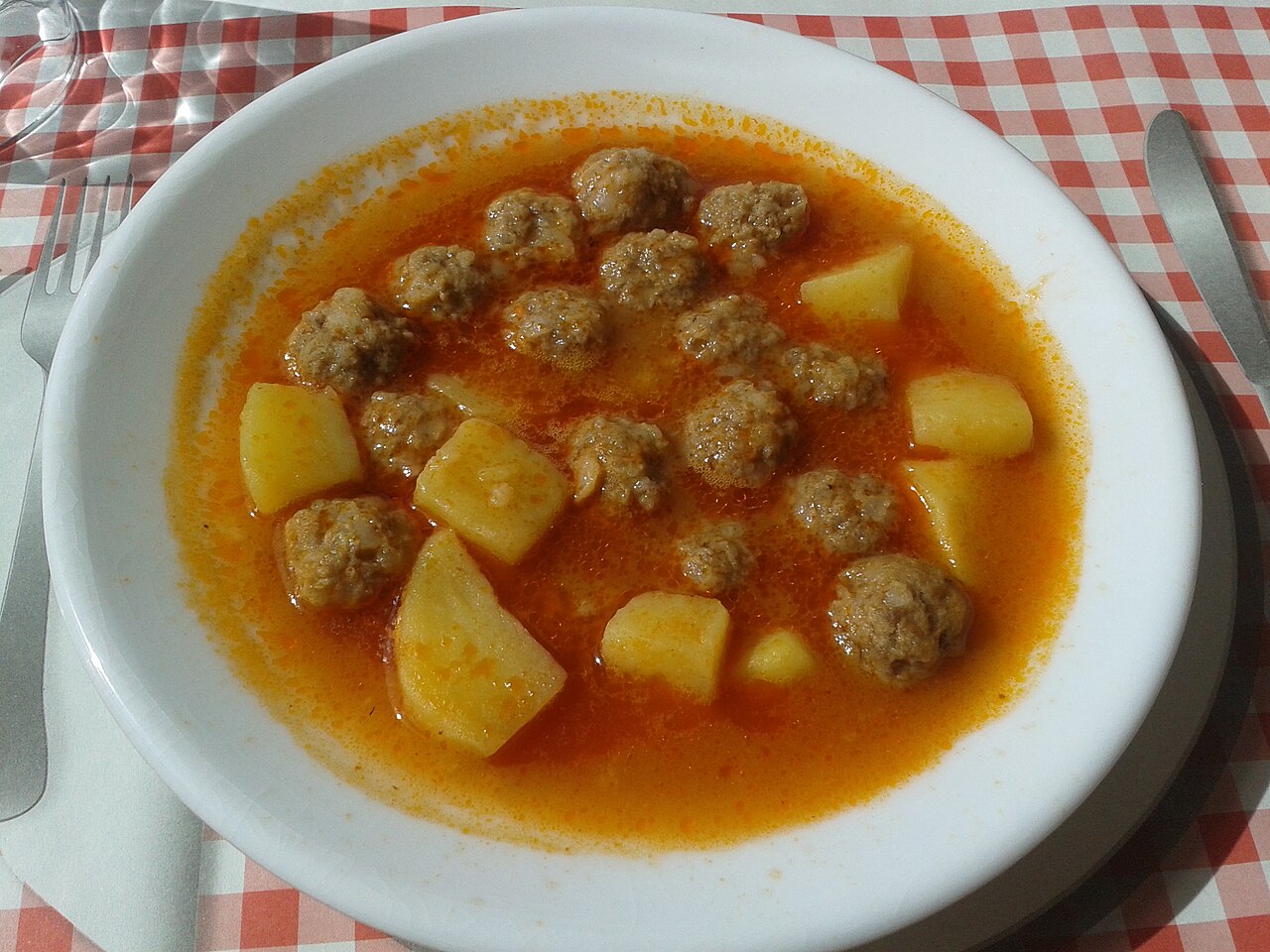 Sulu topalak köftesi