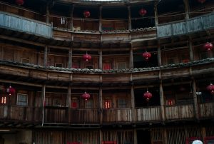 Fujian Tulou toprak muşterek konutu (Cin)