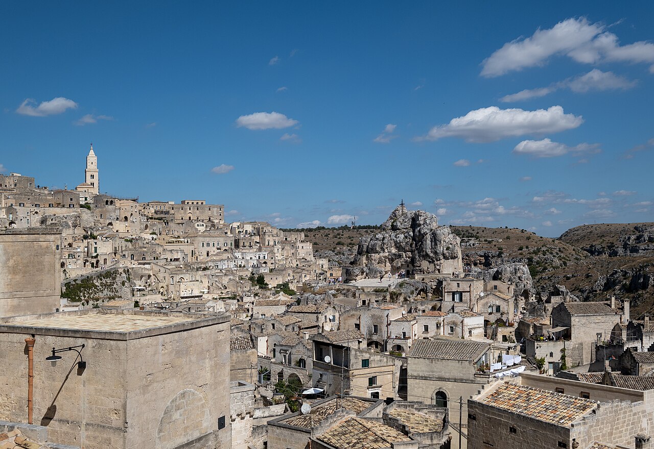 Matera Sassi genel manzarasi