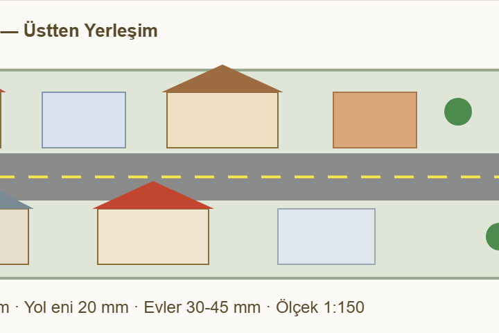 Minyatür Sokak Maketi Nasıl Yapılır? Diorama Sokak Modeli