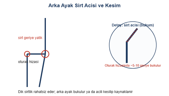 Arka ayak sirt acisi ve kesim detayi cizimi