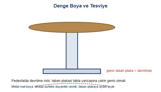 Denge boya ve tesviye cizimi