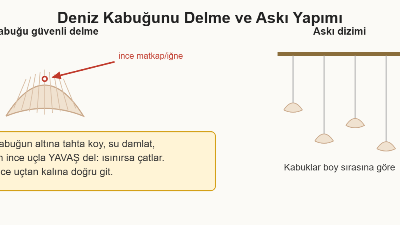 Deniz Kabuğu ve Çakıl Taşıyla Süsleme Fikirleri