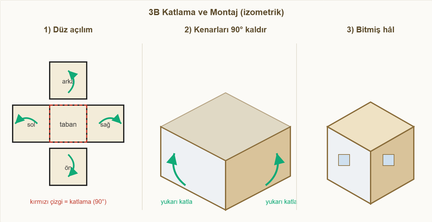hastane maketi 3b katlama