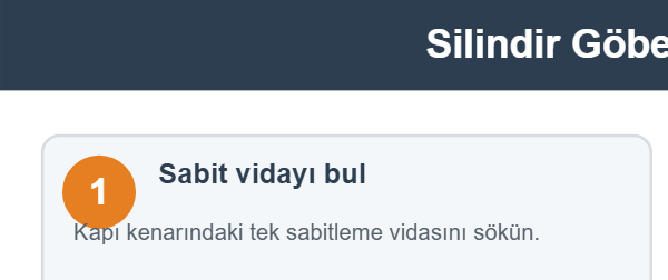 Silindir Göbek Değiştirme