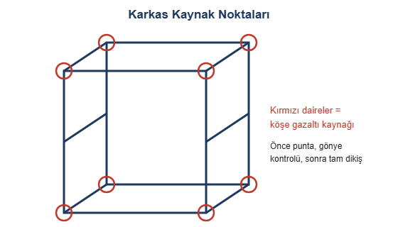 Karkas kaynak noktalari cizimi
