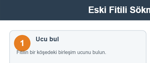 Eski Fitili Sökme ve Bastırma