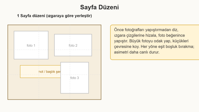 Scrapbook Albümü Hazırlama Rehberi