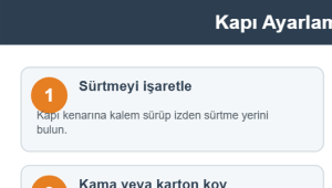 Kapı Ayarlama Aşamaları